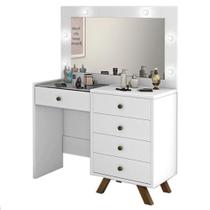 Penteadeira Camarim Luna Branco Luapa Móveis Penteadeira Camarim Luna Branco Luapa Móveis