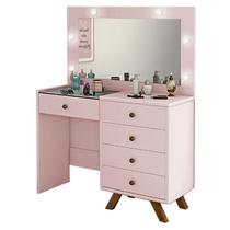 Penteadeira Camarim Luna Rose Luapa Móveis Penteadeira Camarim Luna Rose Luapa Móveis