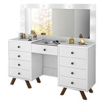 Penteadeira Camarim Mila Branco Luapa Móveis Penteadeira Camarim Mila Branco Luapa Móveis