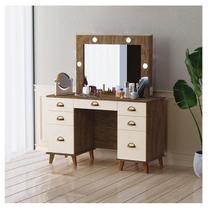 Penteadeira Camarim New Seul Ambiente Malbec Off White - Luapa Penteadeira Camarim New Seul Ambiente Malbec Off White - Luapa