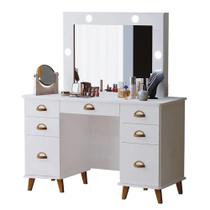 Penteadeira Camarim New Seul sem Banqueta - Móveis Luapa