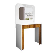 Penteadeira Camarim Rouge Branco com Naturalle - BECHARA Penteadeira Camarim Rouge Branco com Naturalle - BECHARA
