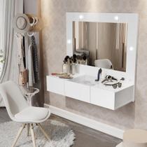 Penteadeira Camarim Suspensa Sofia Branco - Ofertamo