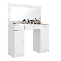 Penteadeira Carisma Branco Brilho Demóbile