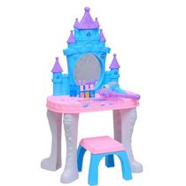 Penteadeira Castelo Mágico Eletrônica Azul - Zippy Toys