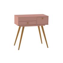 Penteadeira com Espelho Cristal Rosé