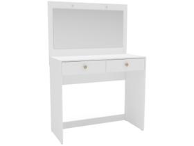 Penteadeira com Espelho e LED 2 Gavetas Politorno Móveis Valência