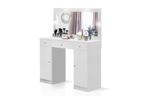 Penteadeira Com Espelho Gavetas e Portas Realeza Penteadeira Com Espelho Gavetas e Portas Realeza