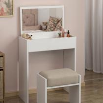Penteadeira Com Espelho Multiuso Quarto Camarim Make Em Mdf