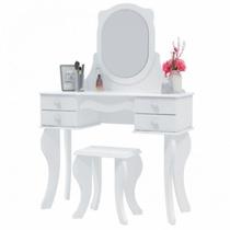 Penteadeira Com Espelho Princesa Branco