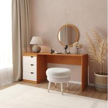 Penteadeira com Espelho Redondo Porto