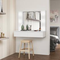 Penteadeira de Parede com Espelho 2 Gaveta Arujá Politorno