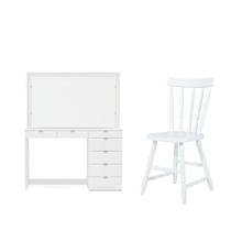 Penteadeira Ditália 7 Gavetas com Cadeira PE-50 Cozy