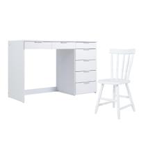 Penteadeira Ditália 7 Gavetas com Cadeira PE-90 Cozy