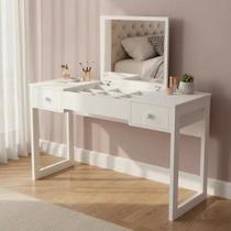 Penteadeira Escrivaninha 2 gavetas Espelho Multiuso Luanda