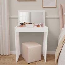 Penteadeira Escrivaninha Com Espelho e Baú Porta Objetos