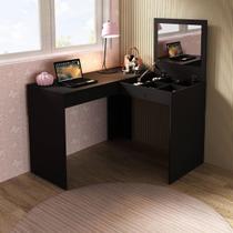 Penteadeira/Escrivaninha de Canto 110cm com Espelho e 1 Gaveta Multimóveis CR25279 Penteadeira/Escrivaninha de Canto 110cm com Espelho e 1 Gaveta Multimóveis CR25279