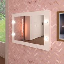 Penteadeira Espelho Suspensa Branca PE2006 Tecnomobili