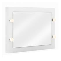 Penteadeira Espelho Suspensa PE2006 Branco - Tecno