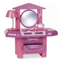 Penteadeira infantil brinquedo menina rosa maquiagem
