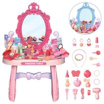 Penteadeira Infantil Brinquedo para Menina com Acessórios Faz de Conta Penteadeira Infantil Brinquedo para Menina com Acessórios Faz de Conta