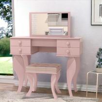 Penteadeira Infantil Mini Camarim 100% MDF - Iris Rose