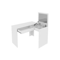 Penteadeira Infantil PE-2020 c/ 1 Gaveta e 1 Espelho Branco - Tecno Mobili