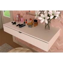 Penteadeira Infantil Supensa PE-2004 c/ 1 Gaveta Branco - Tecno Mobili Penteadeira Infantil Supensa PE-2004 c/ 1 Gaveta Branco - Tecno Mobili