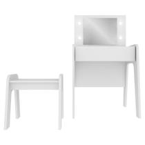 Penteadeira Luzes De Led e 1 Gaveta Multimóveis Penteadeira Luzes De Led e 1 Gaveta Multimóveis