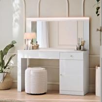 Penteadeira Mobler Camarim Nina Branco Fosco Penteadeira Mobler Camarim Nina Branco Fosco