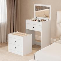 Penteadeira Olivia Com banco e Gavetas