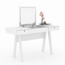 Penteadeira para Quarto Decorativa PE2002 MPD Branco G69 - Gran Belo