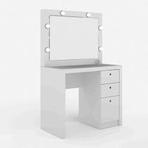 Penteadeira para Quarto Decorativa PE2010 MPD Branco G69 - Gran Belo