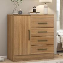 Penteadeira Planet Baby Camarim 9 Gavetas Com LED Branco