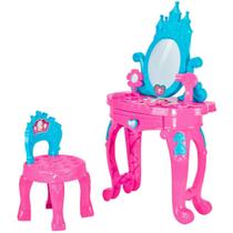 Penteadeira Princesa Com Banquinho E Acessórios Infantil - Homeplay