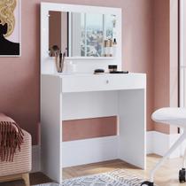 Penteadeira Star 1 Gaveta 1 Prateleira com Led Branco Pe070 - Art In Móveis Penteadeira Star 1 Gaveta 1 Prateleira com Led Branco Pe070 - Art In Móveis