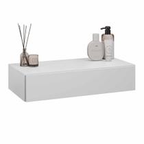 Penteadeira Suspensa 60cm 1 Gaveta Carina Z34 Branco - Mpozenato