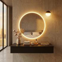 Penteadeira Suspensa com Gaveta Organizadora para Maquiagem Profissional