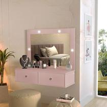 Penteadeira Suspensa Isis Ambiente Rose Luapa Móveis