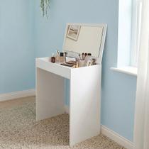 Penteadeira Suspensa Quimera para Quarto Camarim Maquiagem com Espelho Design Compacto - Branco Penteadeira Suspensa Quimera para Quarto Camarim Maquiagem com Espelho Design Compacto - Branco