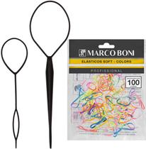 Penteado agulha modeladora+ elastico soft colorido marco bo - MARCO BONI