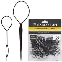 Penteado agulha modeladora + elastico soft preto marco boni Penteado agulha modeladora + elastico soft preto marco boni