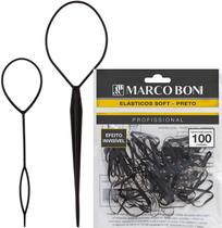 Penteado agulha modeladora + elastico soft preto marco boni Penteado agulha modeladora + elastico soft preto marco boni