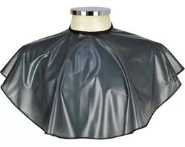 Penteador redondo em pvc emborrachado para tintura ou maquiagem Capa Impermeável Salão De Beleza Santa Clara