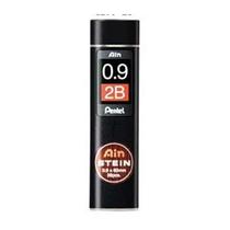 Pentel - Grafite Ain Stein 0,9mm 2 B - Tubo Com 36 Grafites