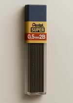 Pentel Super Hi-Polymer 0.5mm 2B Traço macio para assinaturas e provas