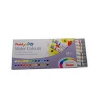 Pentel Water Colors - Tinta Aquarela Tubo - 24 Cores Wfrs-2