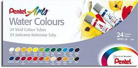 Pentel Water Colors - Tinta Aquarela Tubo 24 Cores