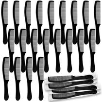 Pentes de cabelo de plástico descartáveis, 100 pacotes embalados individualmente