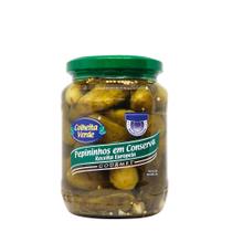 Pepininhos em Conserva Receita Europeia Colheita Verde 680g Pepininhos em Conserva Receita Europeia Colheita Verde 680g